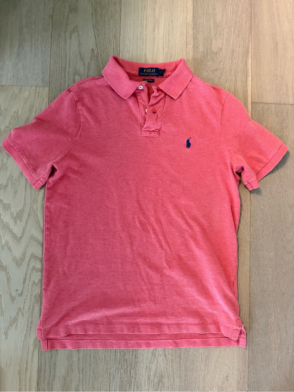 EUC Men’s Polo by Ralph Lauren Washed Red Polo Shirt - Size S
